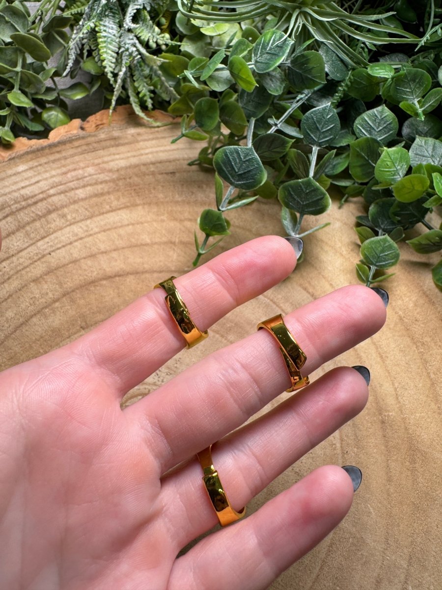 Hypersthene Ring Adjustable | Copper Ashes