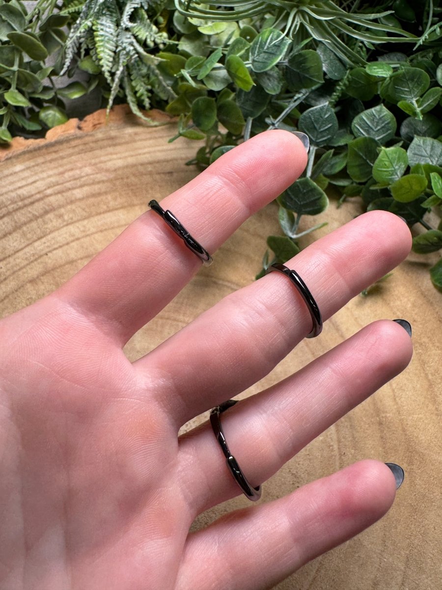 Hypersthene Ring Adjustable | Copper Ashes