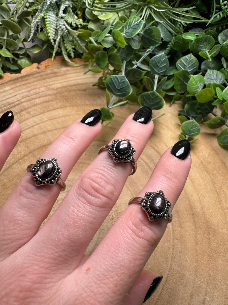 Hypersthene Ring Adjustable | Copper Ashes