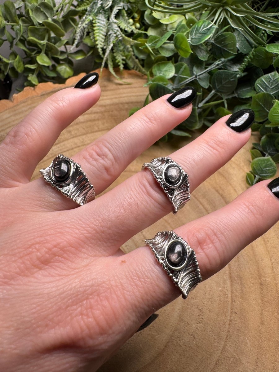 Hypersthene Ring Adjustable | Copper Ashes