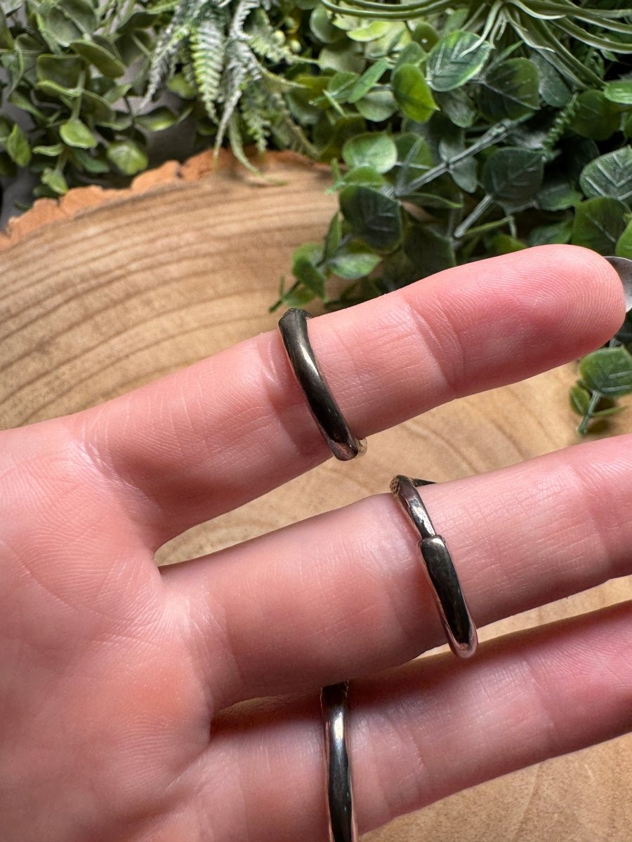 Hypersthene Snake Ring Adjustable | Copper Ashes