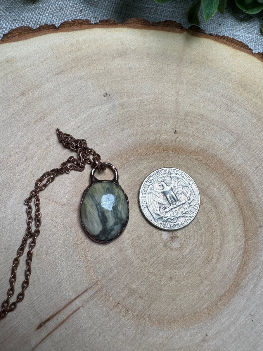 Jasper Necklace | Copper Ashes