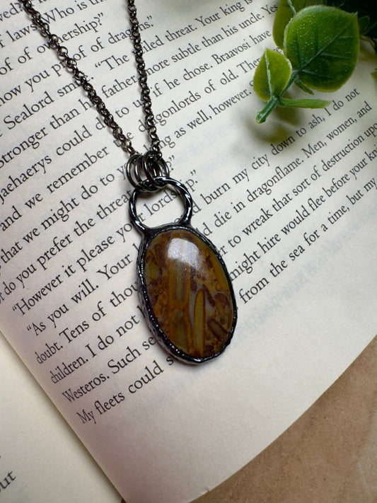 Jasper Necklace | Copper Ashes
