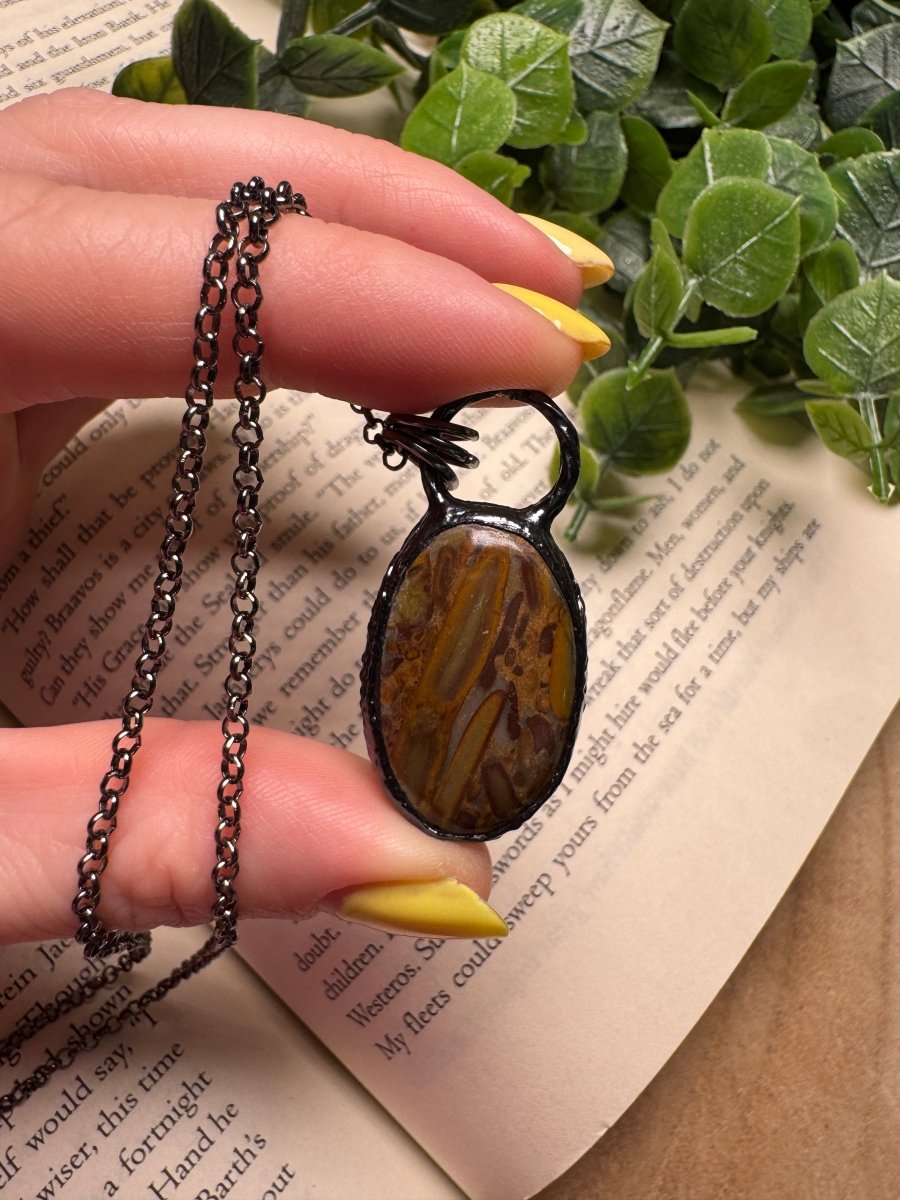 Jasper Necklace | Copper Ashes