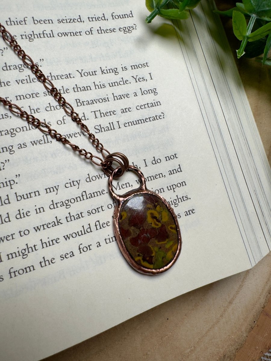 Jasper Necklace | Copper Ashes