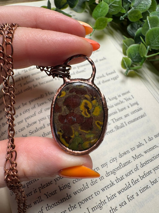Jasper Necklace | Copper Ashes