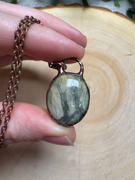 Jasper Necklace | Copper Ashes