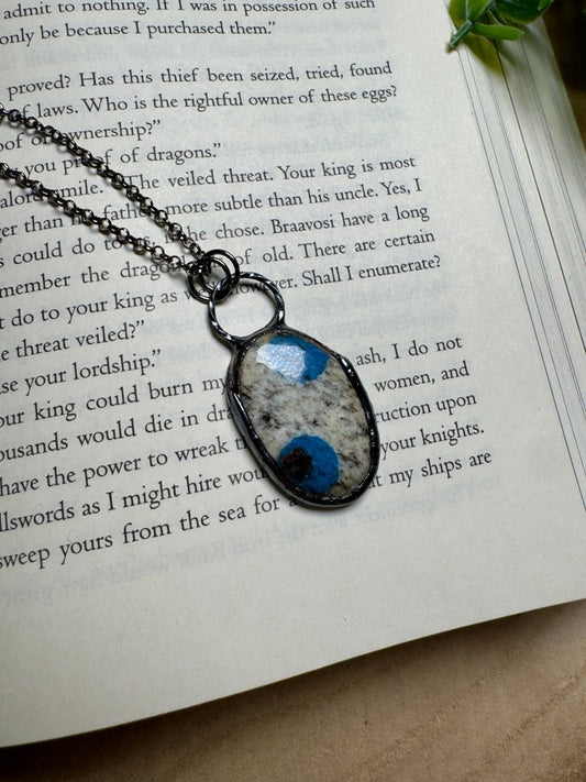 K2 Jasper Necklace | Copper Ashes
