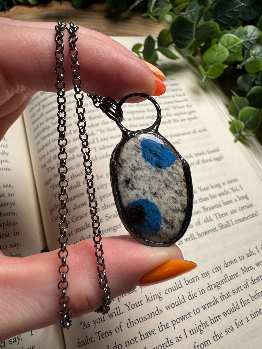 K2 Jasper Necklace | Copper Ashes