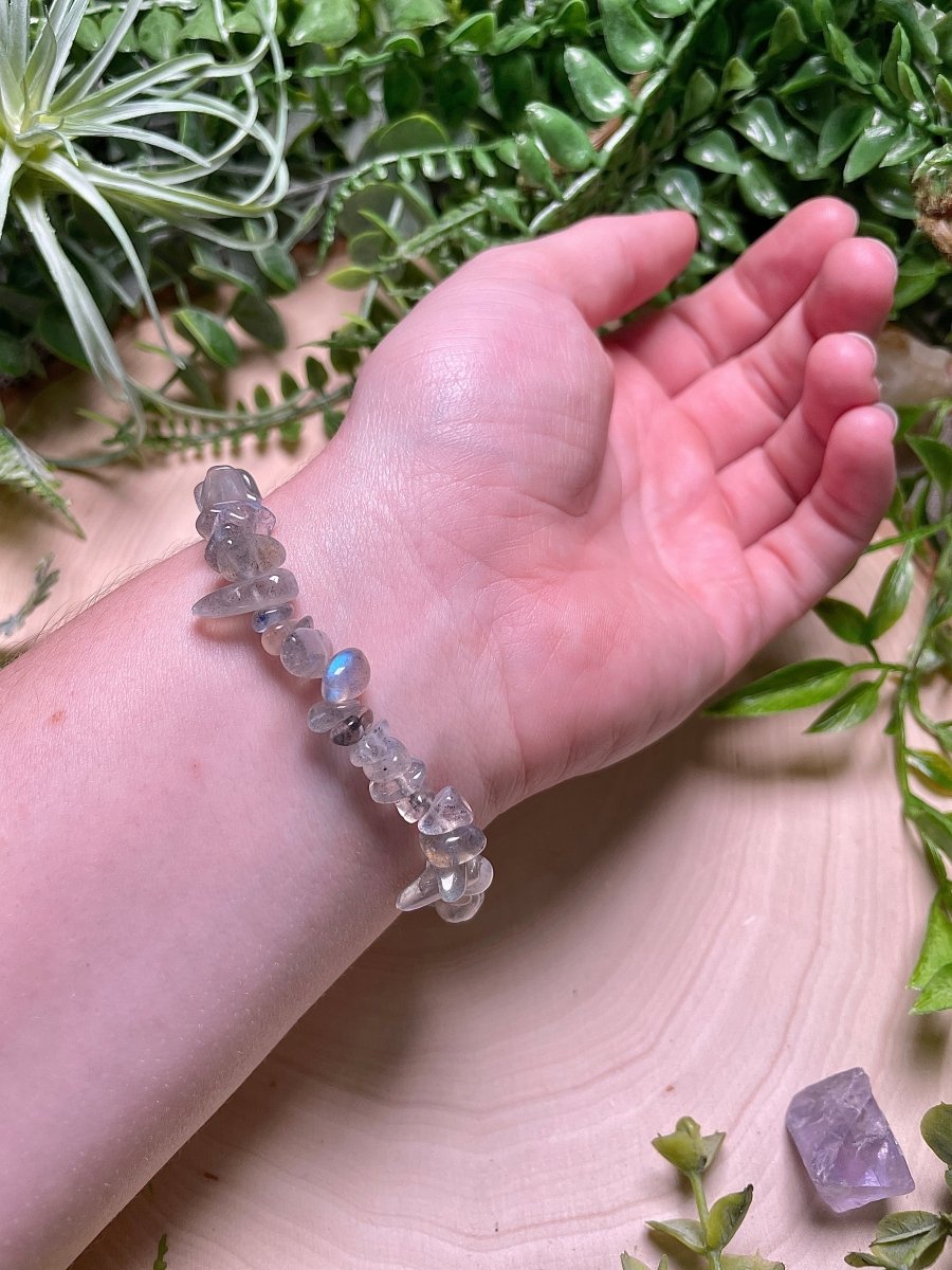 Labradorite Chip Bracelet | Copper Ashes