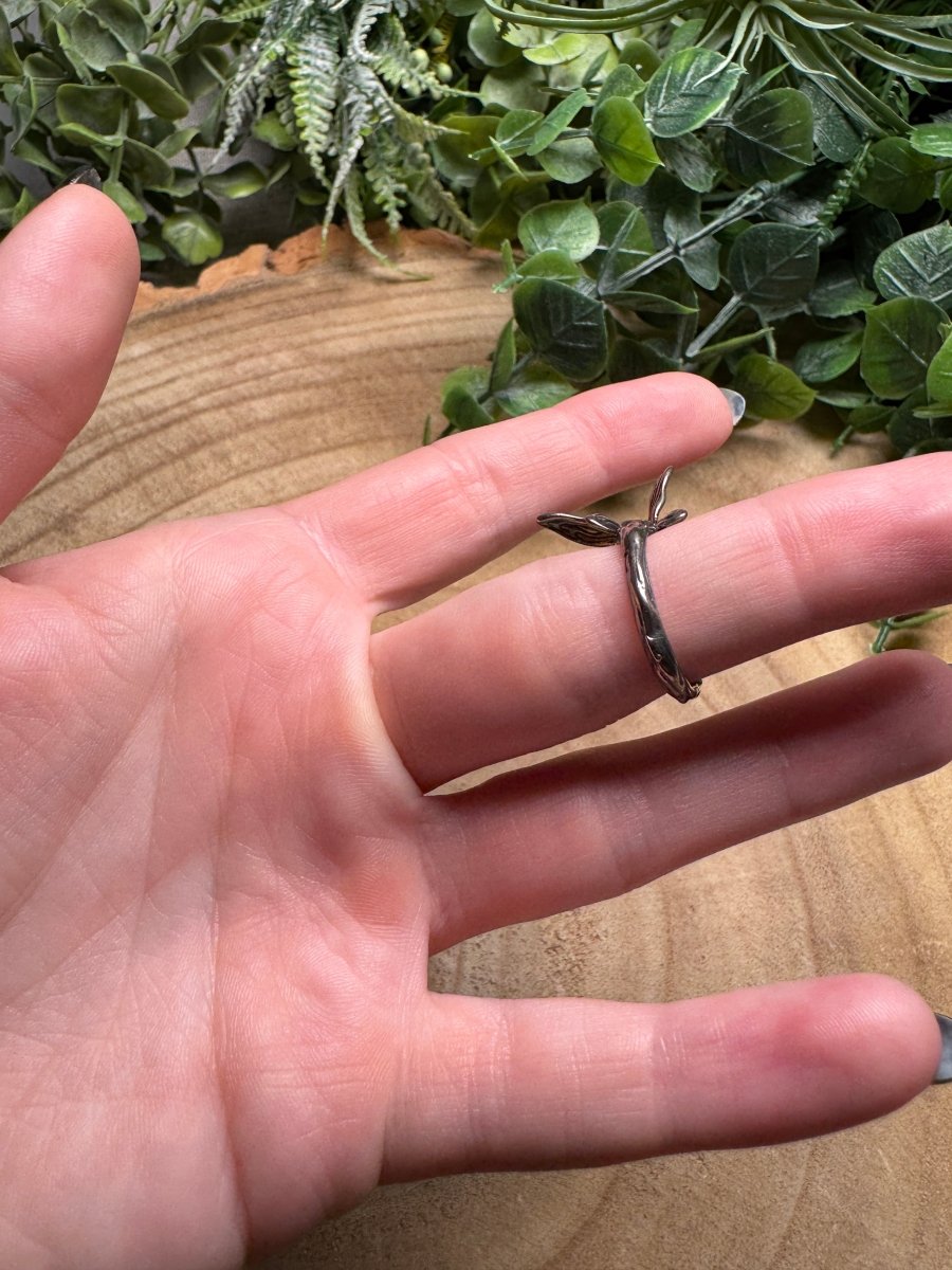 Labradorite Fairy Ring Adjustable | Copper Ashes