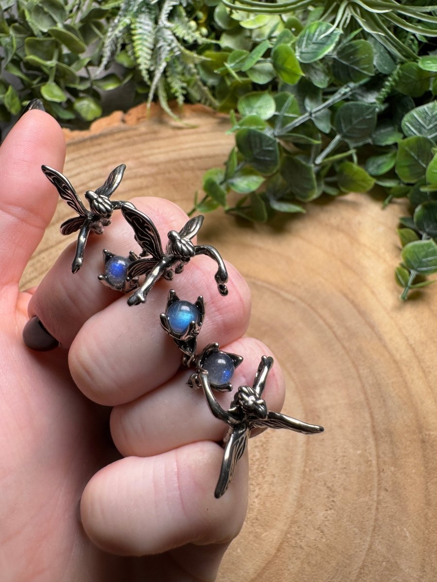 Labradorite Fairy Ring Adjustable | Copper Ashes