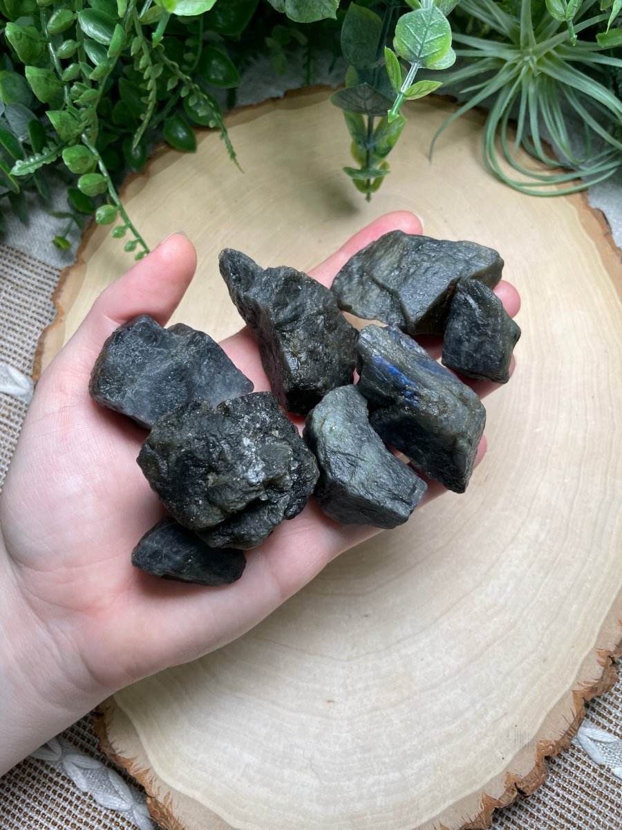 Labradorite Raw Stone | Copper Ashes