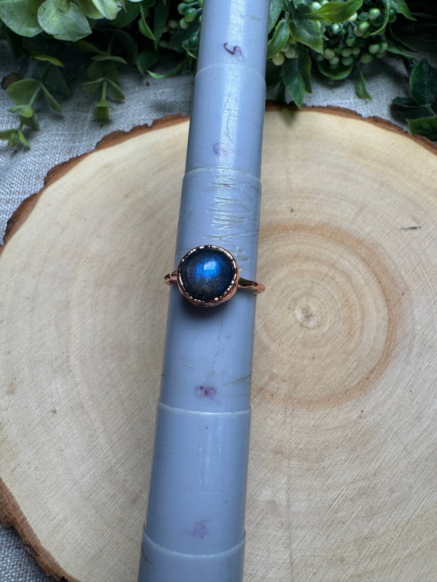 Labradorite Ring Size 7 | Copper Ashes