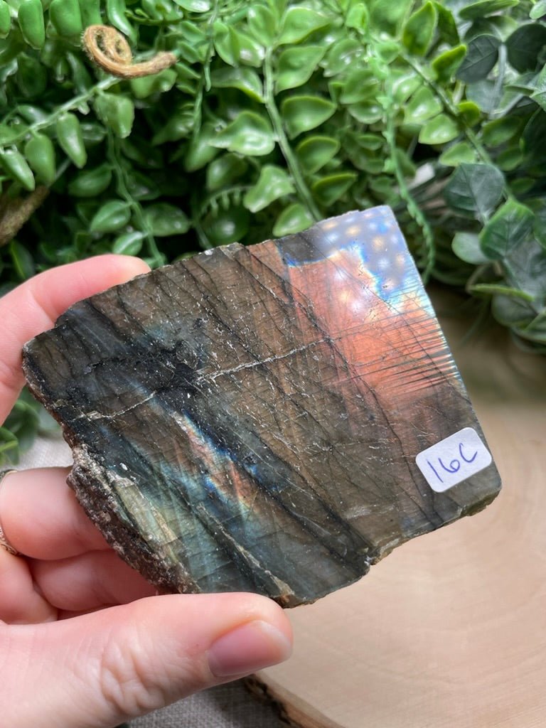 Labradorite Slab | Copper Ashes