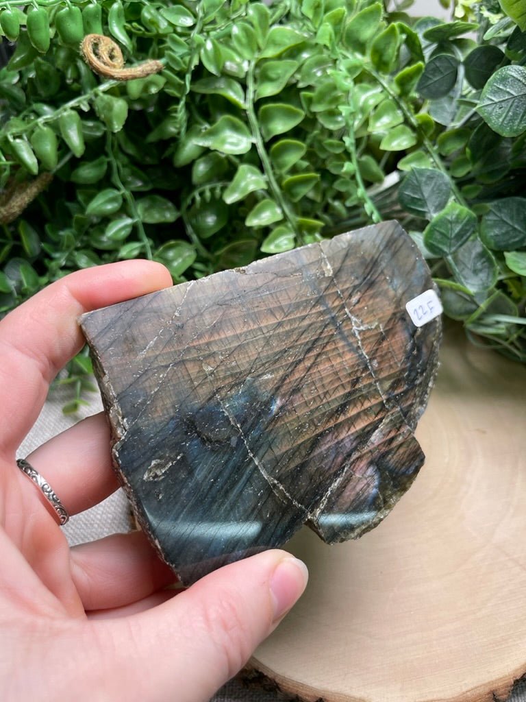 Labradorite Slab | Copper Ashes