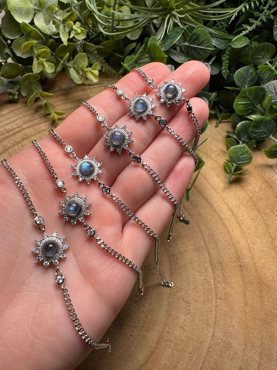Labradorite Sun Bracelet | Copper Ashes