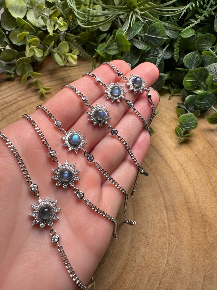 Labradorite Sun Bracelet | Copper Ashes