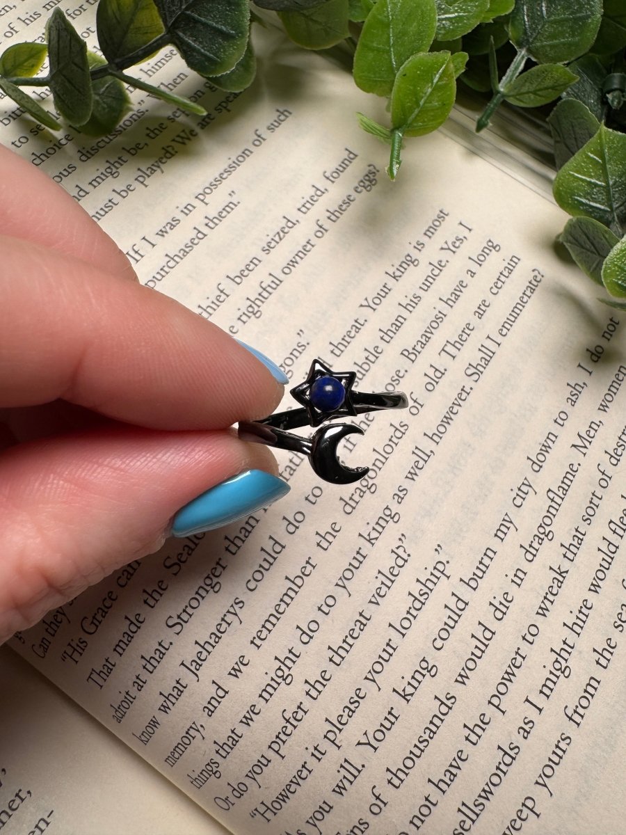 Lapis Adjustable Ring | Copper Ashes