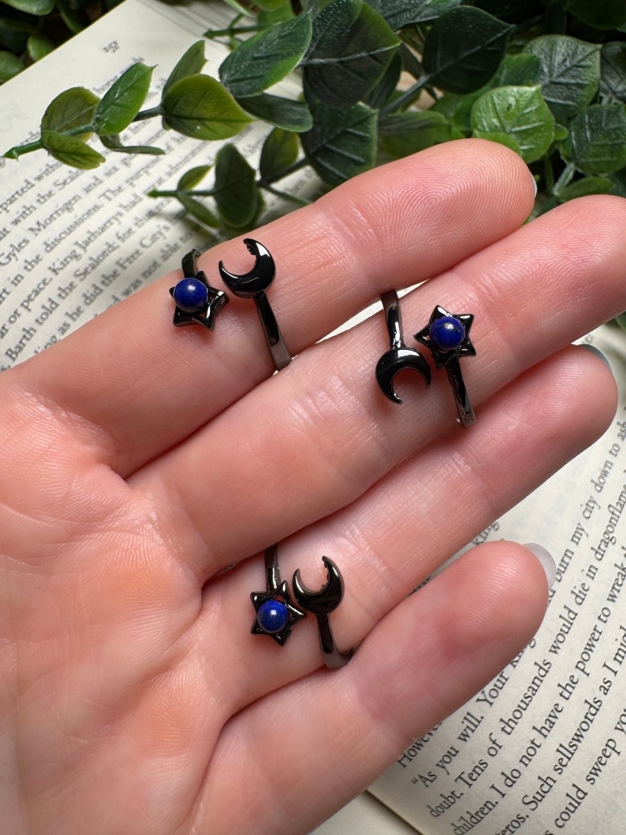 Lapis Adjustable Ring | Copper Ashes