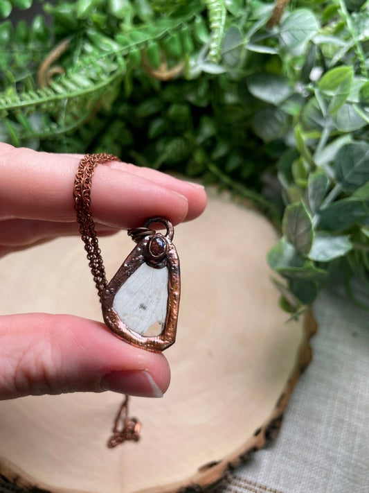 Lapis Butterfly Wing Necklace | Copper Ashes
