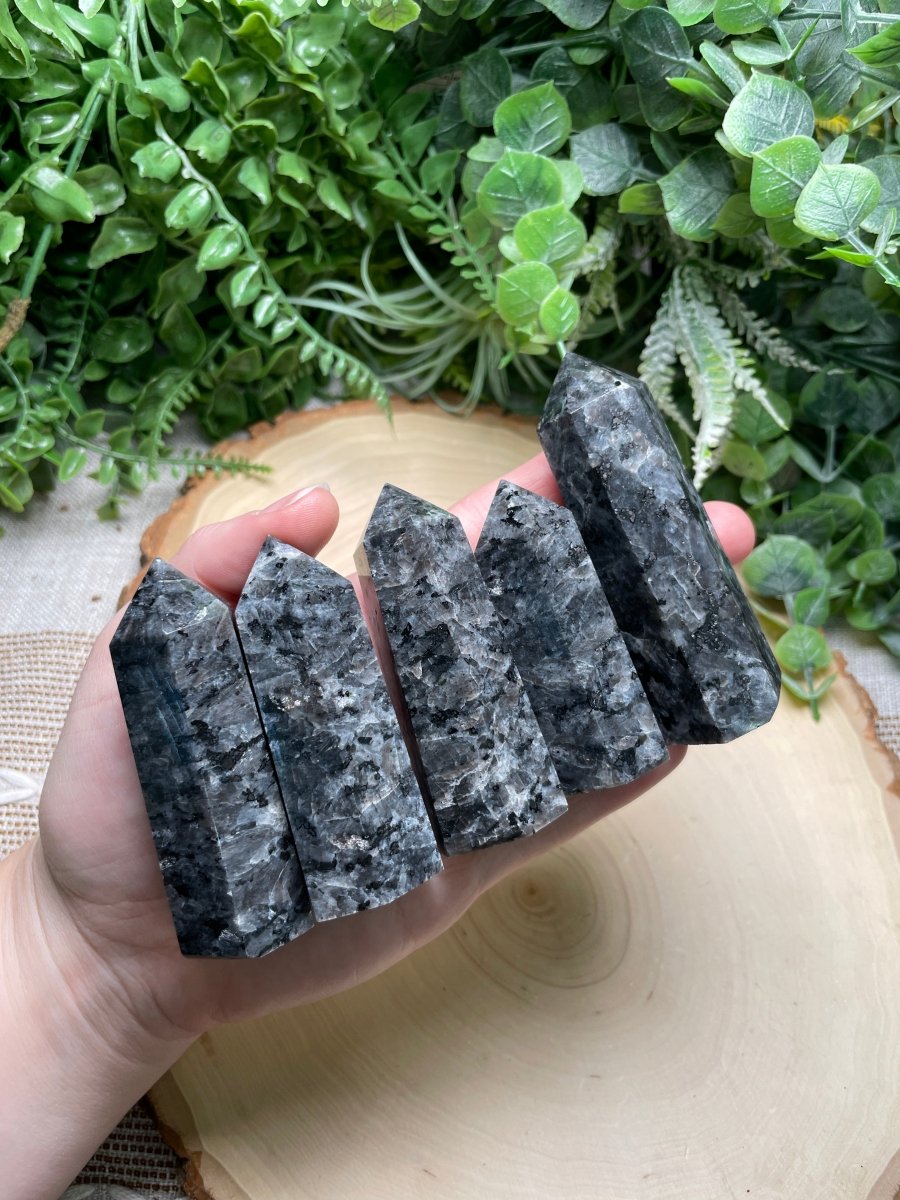 Larvikite Tower | Copper Ashes