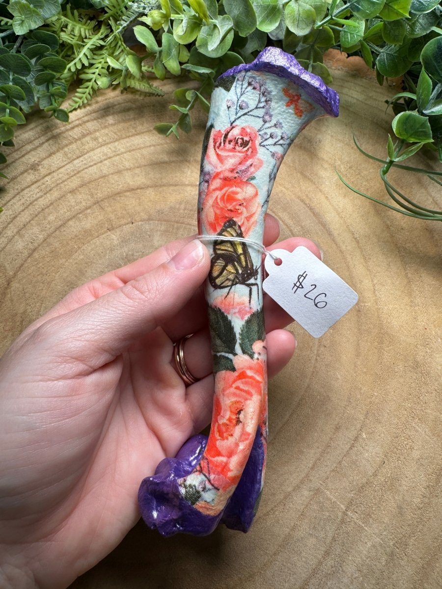 Leg Bone- Hand Decorated | Copper Ashes