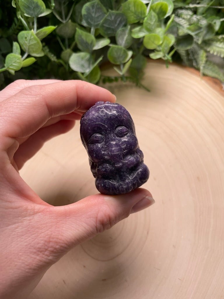 Lepidolite Elephant | Copper Ashes