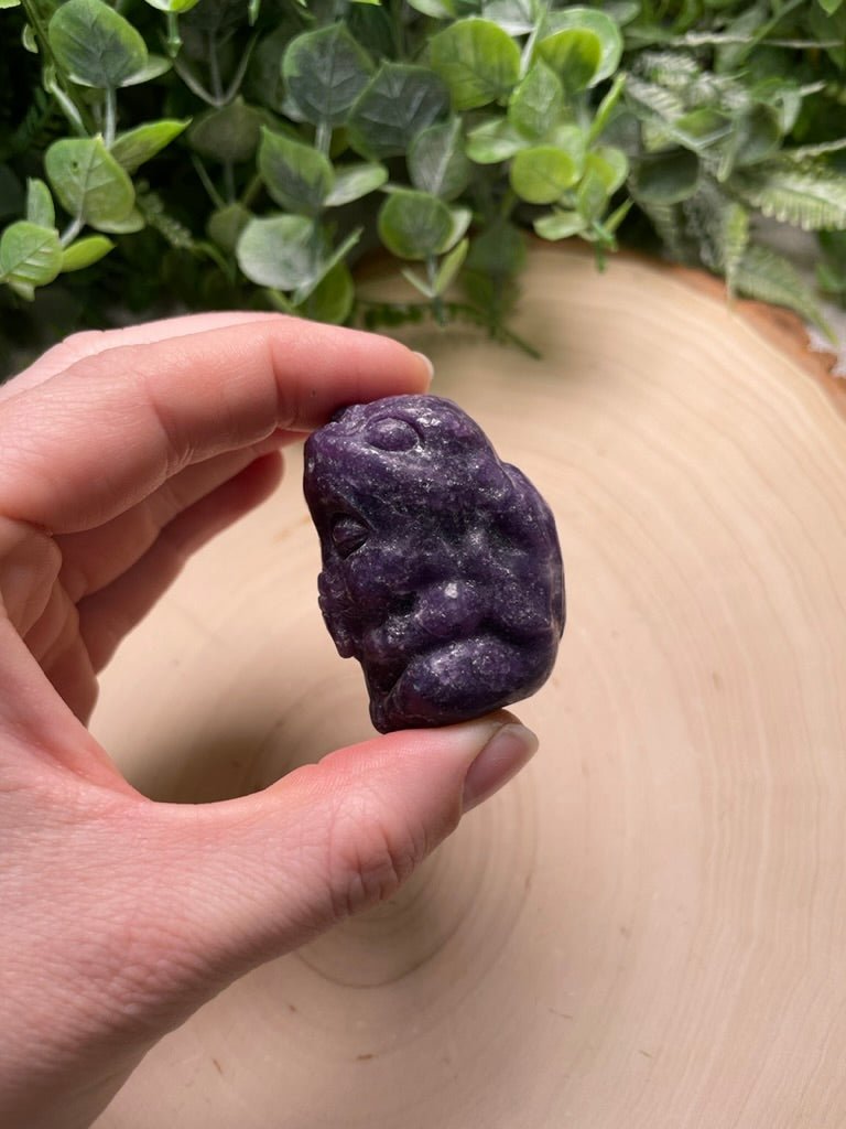 Lepidolite Elephant | Copper Ashes