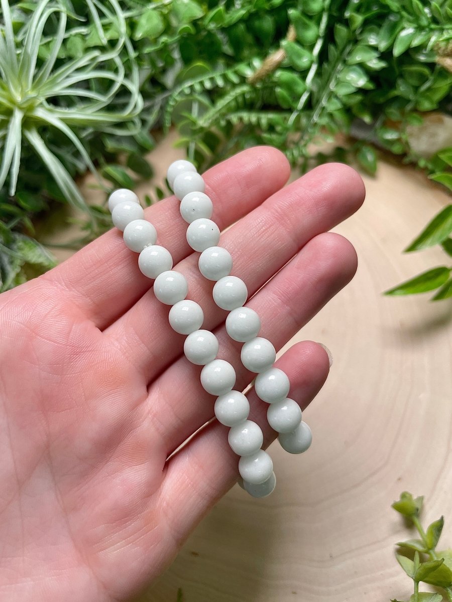 Light Green/ White Glow in the Dark Luminous Bracelet | Copper Ashes