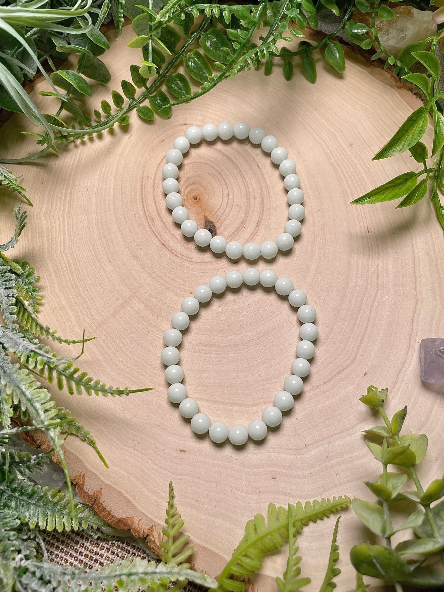 Light Green/ White Glow in the Dark Luminous Bracelet | Copper Ashes