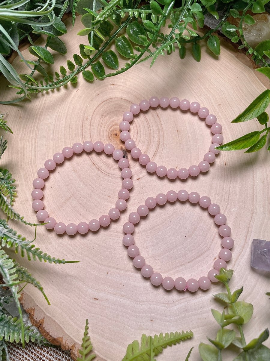Light Pink Glow in the Dark Luminous Bracelet | Copper Ashes