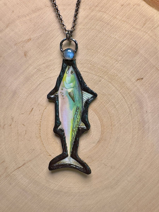 Little Tunny and Moonstone Necklace | Copper Ashes