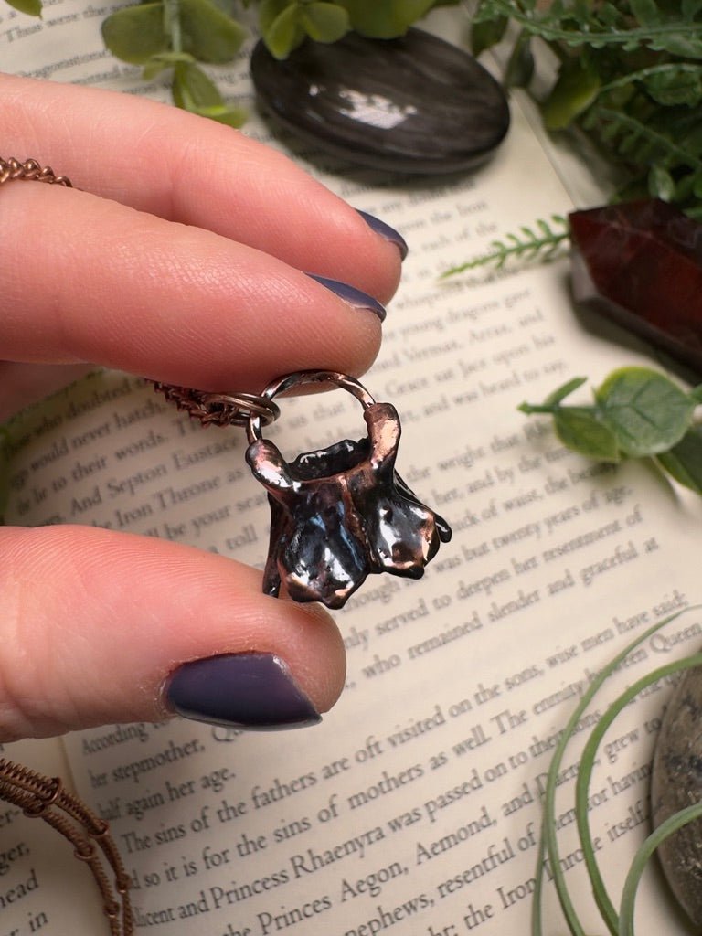 Mammal Vertebrae Necklace | Copper Ashes