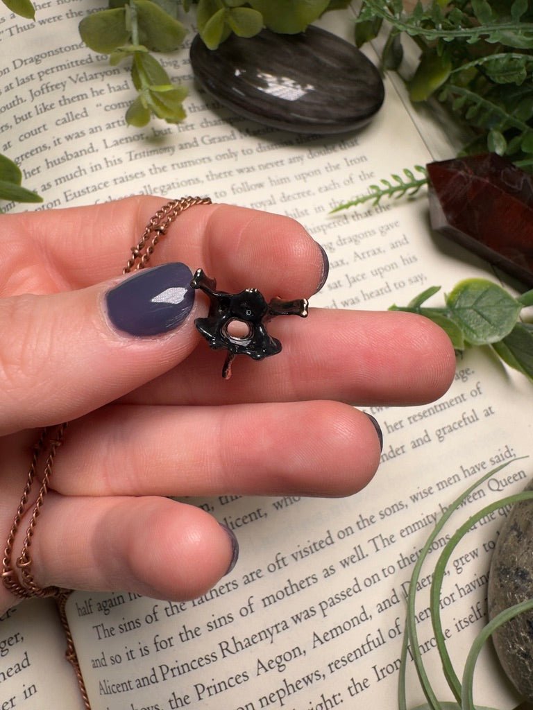 Mammal Vertebrae Necklace | Copper Ashes