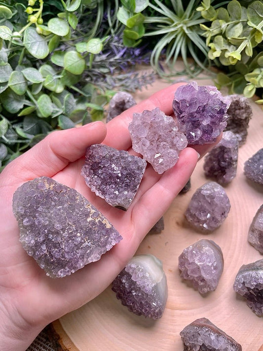 Mini Amethyst Freeform Set A | Copper Ashes