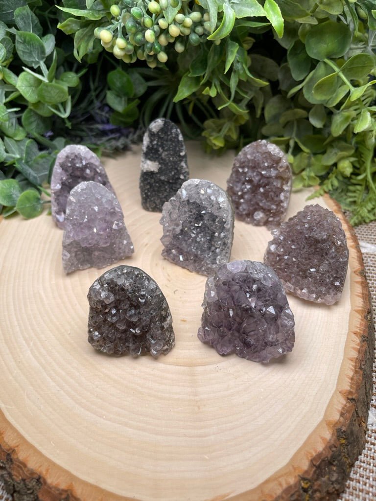 Mini Amethyst Freeform Set B | Copper Ashes