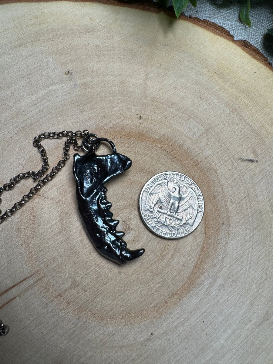 Mink Jawbone Necklace | Copper Ashes