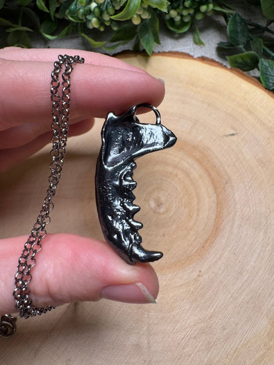 Mink Jawbone Necklace | Copper Ashes