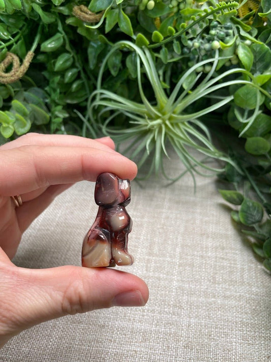 Mookaite Jasper Dog | Copper Ashes