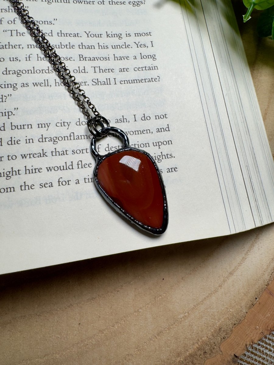 Mookaite Jasper Necklace | Copper Ashes