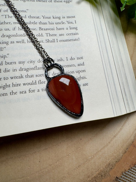 Mookaite Jasper Necklace | Copper Ashes