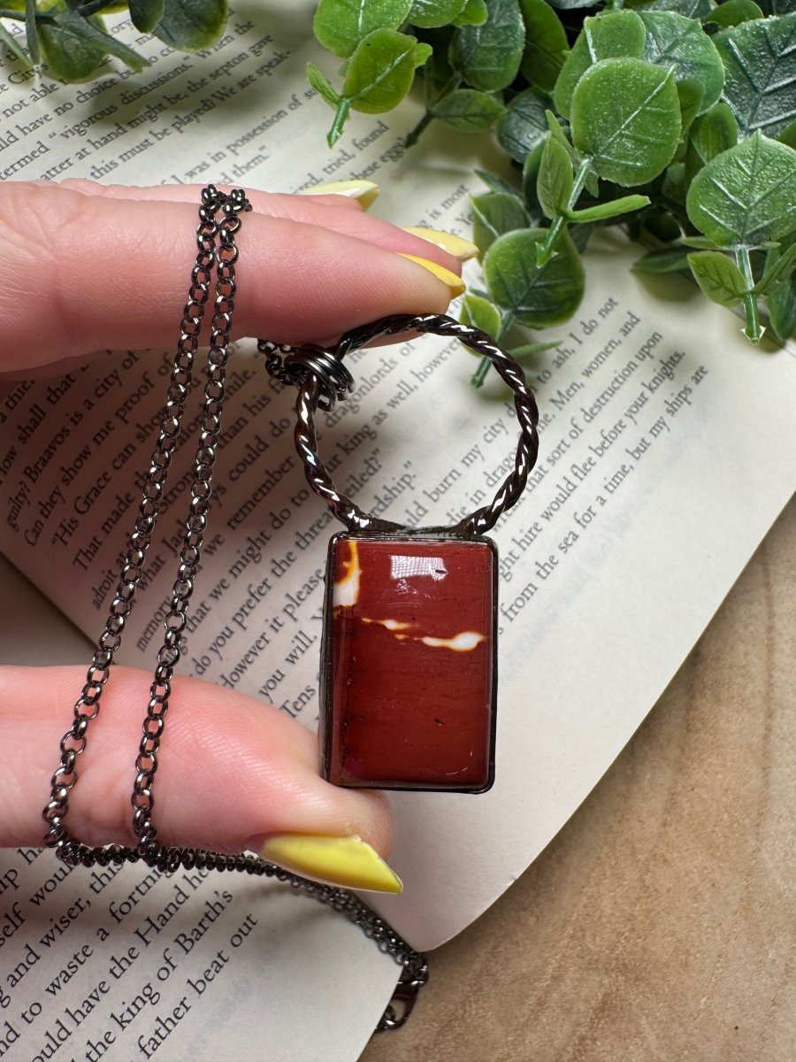 Mookaite Jasper Necklace | Copper Ashes