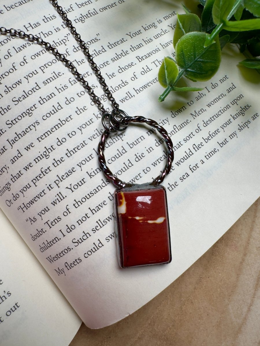 Mookaite Jasper Necklace | Copper Ashes