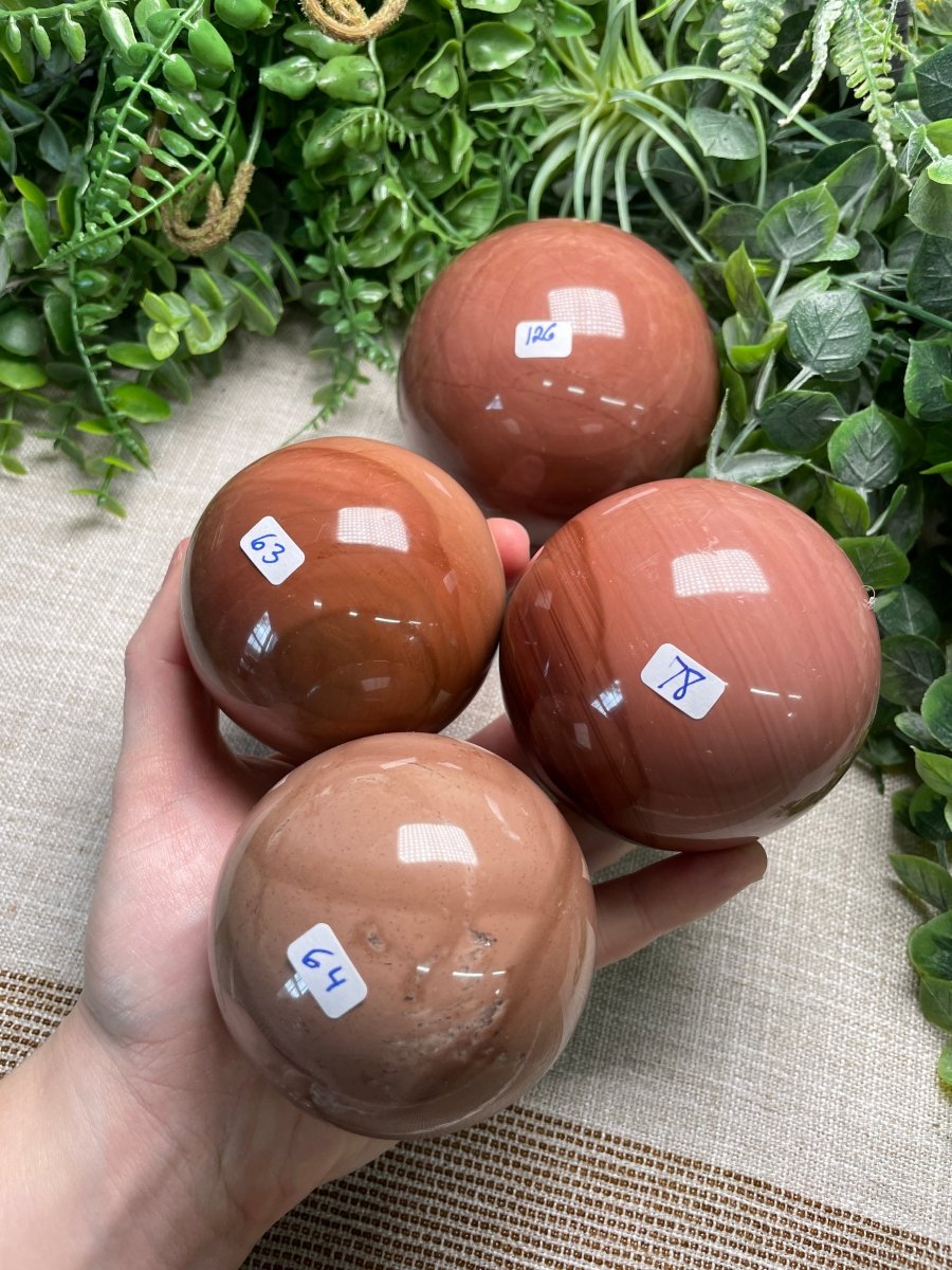 Mookaite Jasper Sphere | Copper Ashes