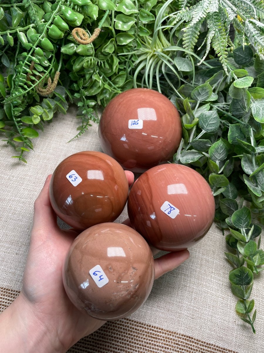 Mookaite Jasper Sphere | Copper Ashes