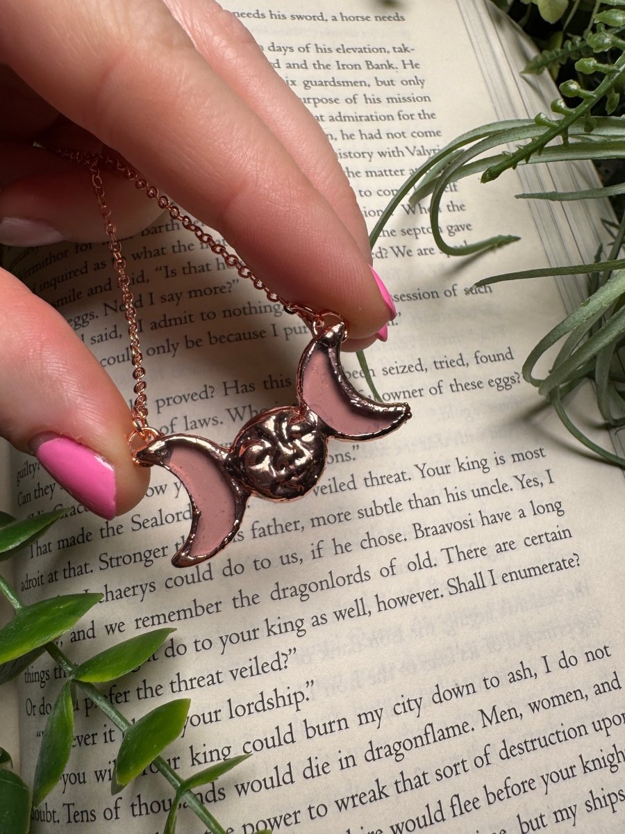 Moon Goddess Necklace | Copper Ashes