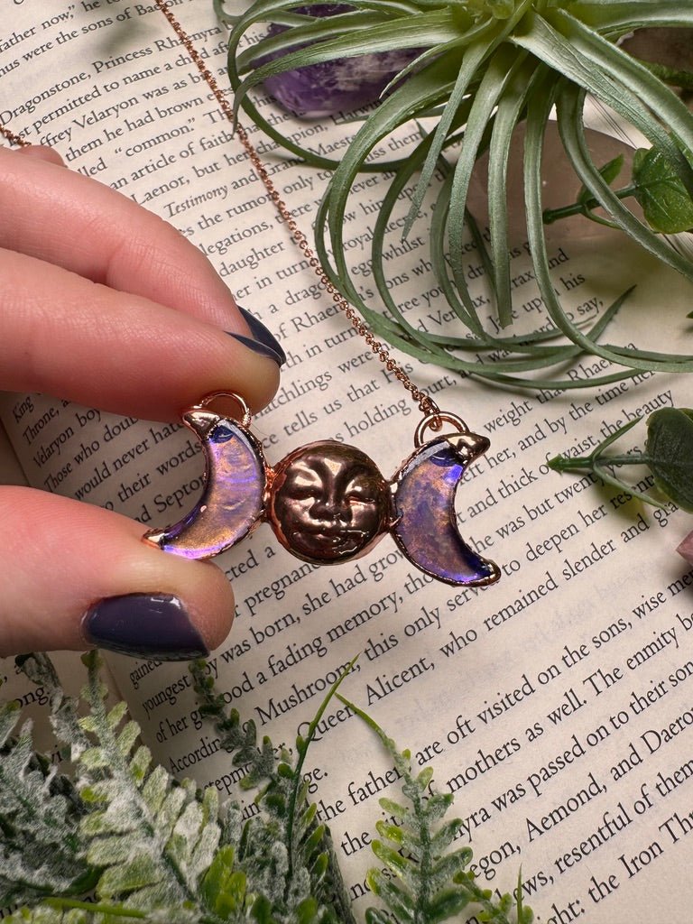 Moon Goddess Necklace | Copper Ashes