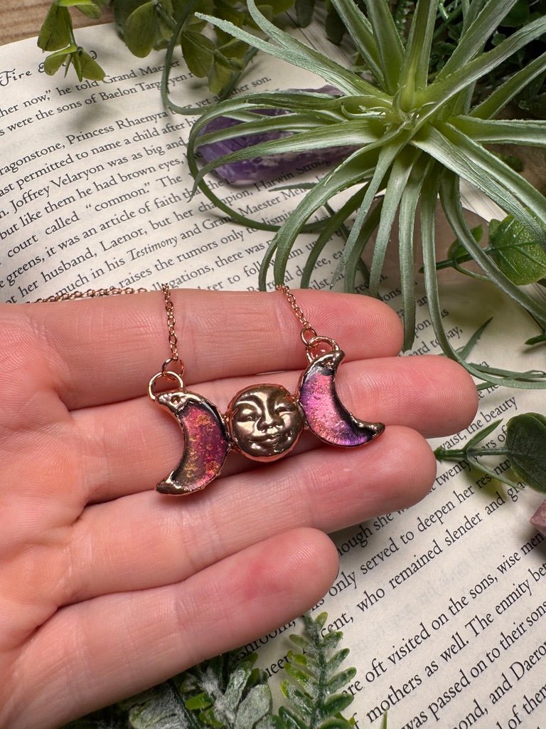 Moon Goddess Necklace | Copper Ashes