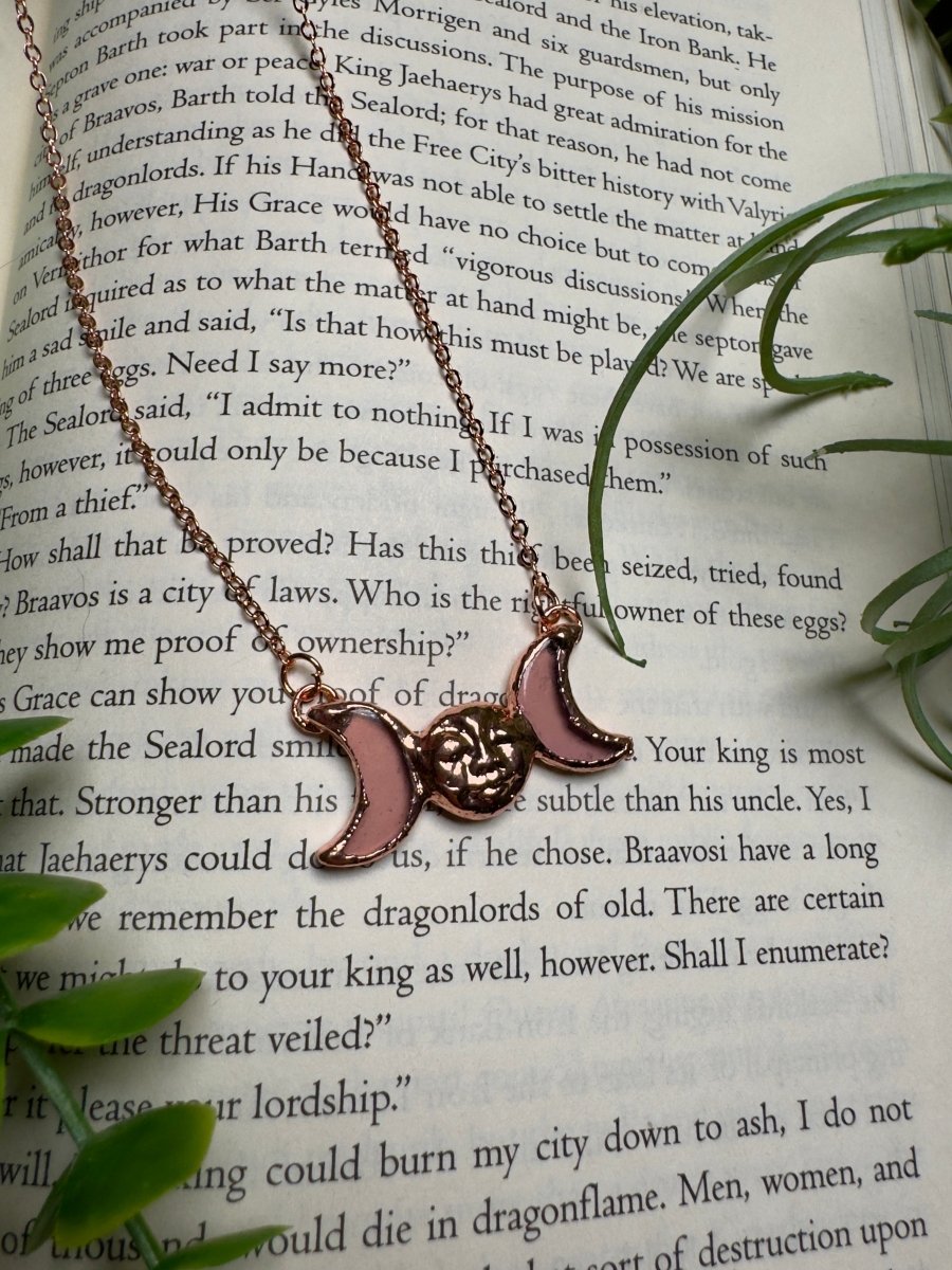 Moon Goddess Necklace | Copper Ashes